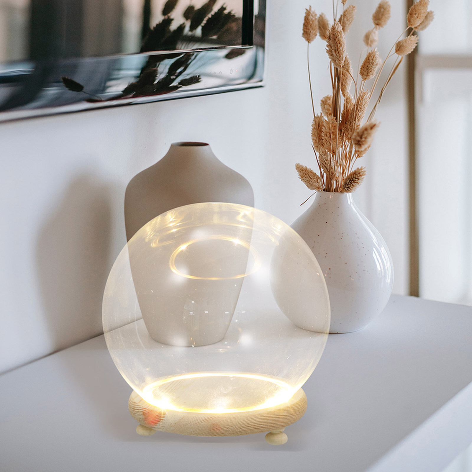 โดมแก้วใสสำหรับจัดแสดงดอกไม้ที - Plastic Dome Clear บทวิจารณ์และราคา